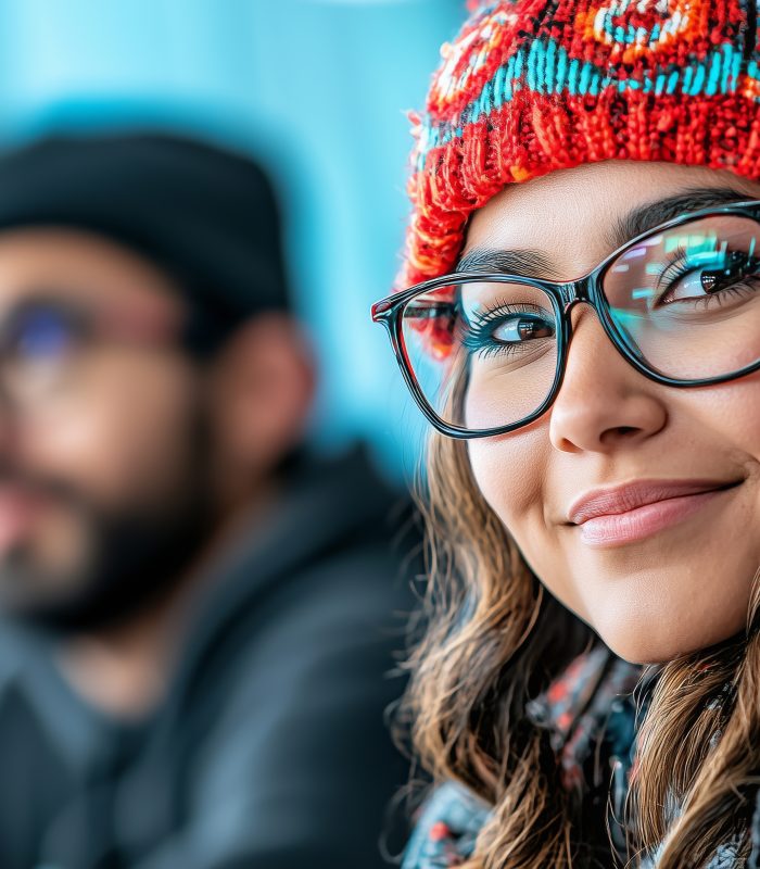 Indigenous Canadian students studying Indigenous Canadian students studying