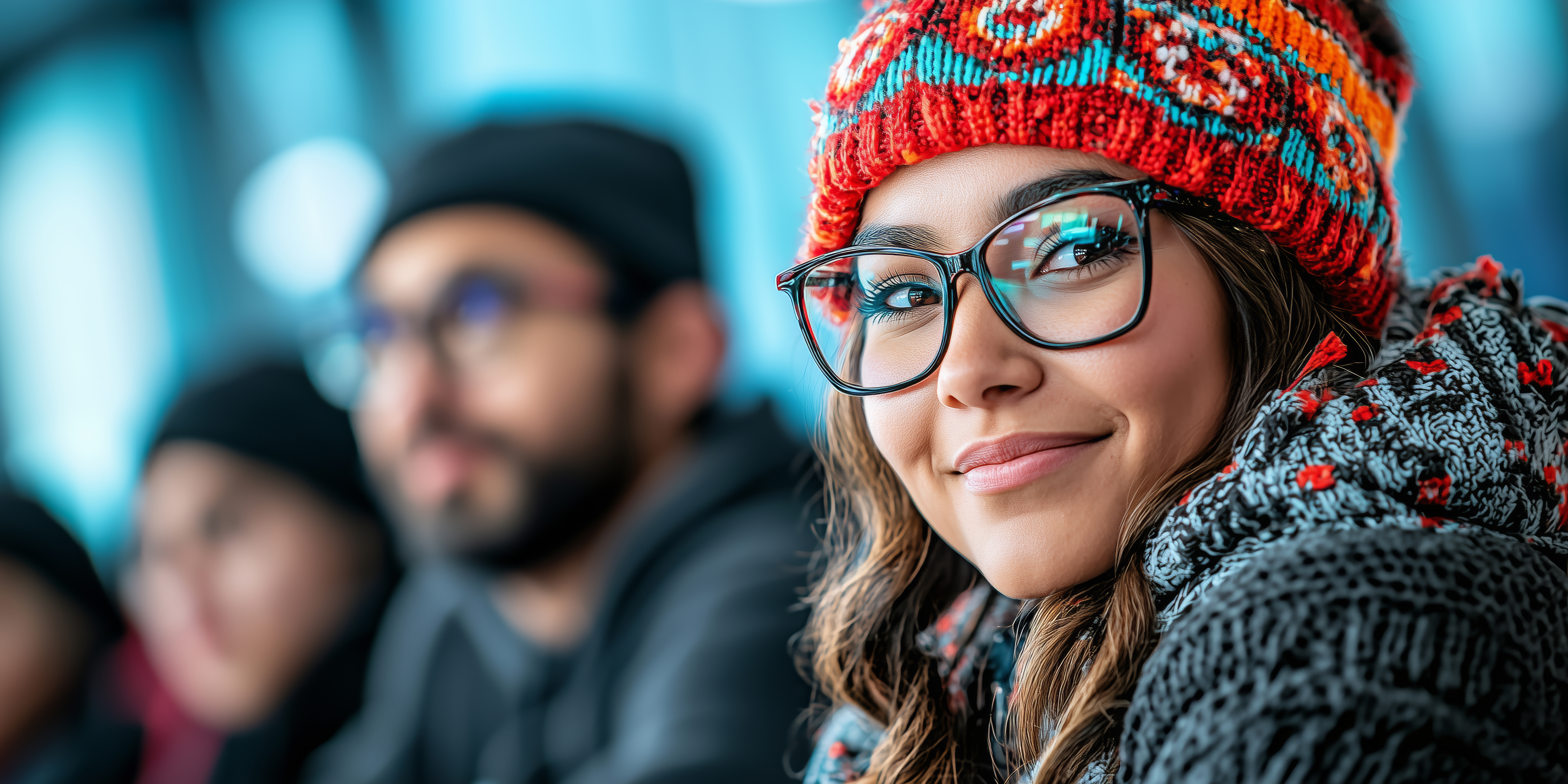 Indigenous Canadian students studying
